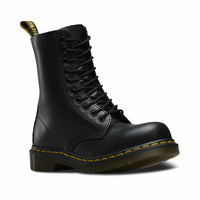 Thumbnail for Dr. Martens 1919 Black Fine Haircell Steel Toe 10-Eye Boot