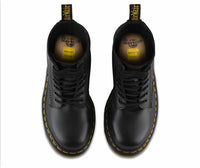 Thumbnail for Dr. Martens 1919 Black Fine Haircell Steel Toe 10-Eye Boot