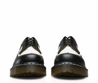 Thumbnail for Dr. Martens 3989 Brogue BEX Black and White 3-Eye Shoe