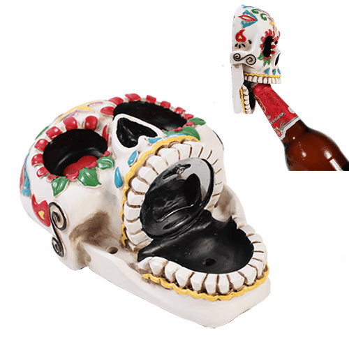 Sugar Skull Bottle Opener