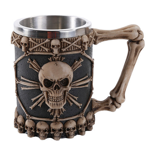 Tribal Skull Mug