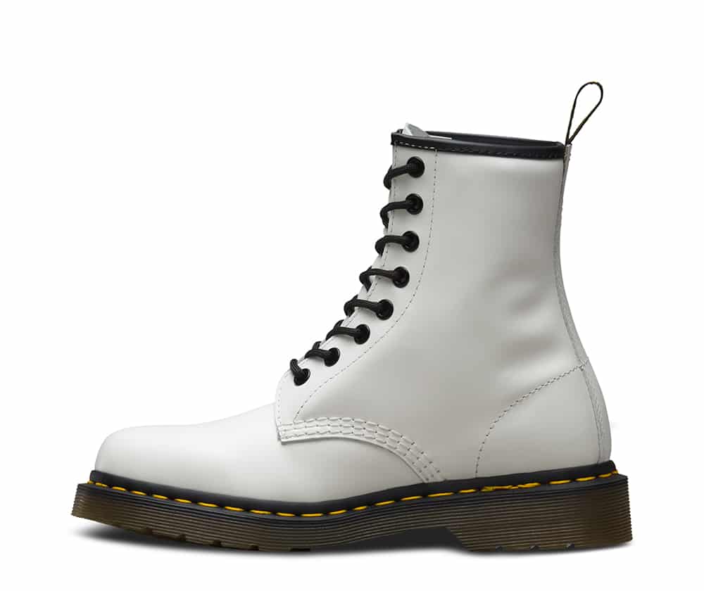 Dr. Martens 1460 White Smooth 8-Eye Boot