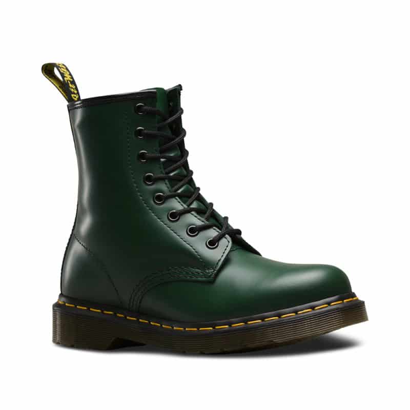 1460 Green Smooth 8-Eye Boot