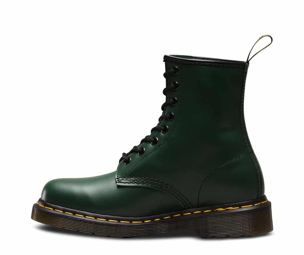 Dr. Martens 1460 Green Smooth 8-Eye Boot
