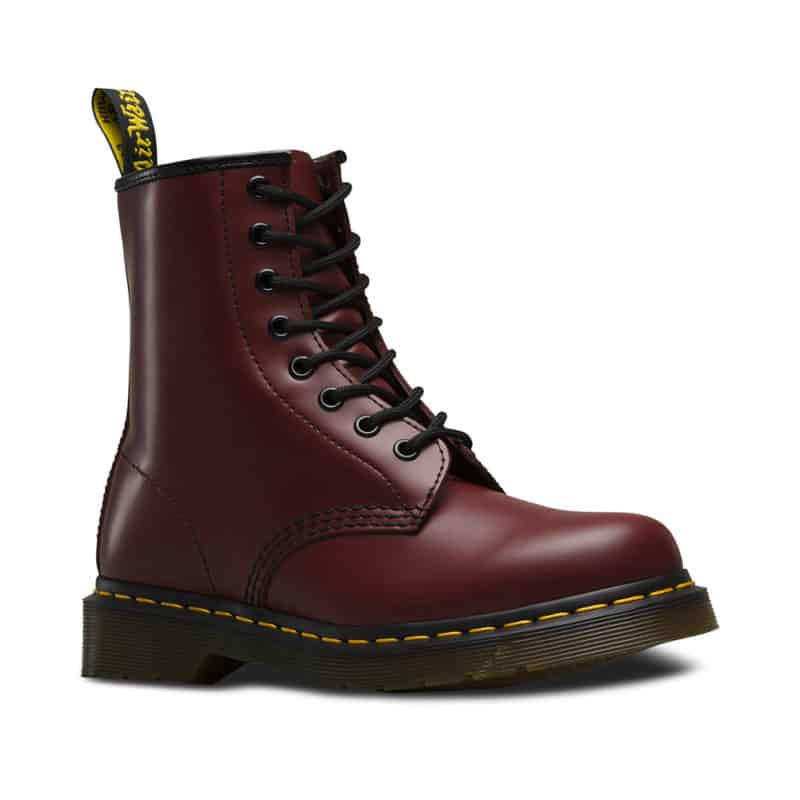 1460/11822600 Cherry Red Smooth 8-Eye Boot