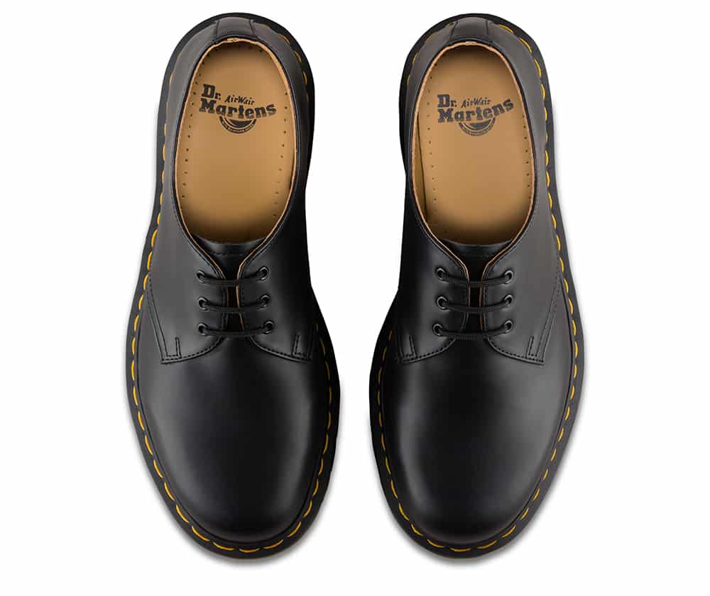 Dr. Martens 1461 Black Smooth 3-Eye Shoe