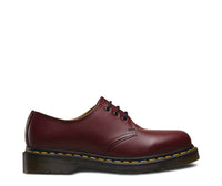 Thumbnail for Dr. Martens 1461 Cherry Red Smooth 3-Eye Shoe