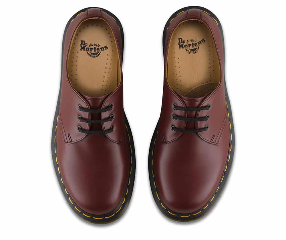 Dr. Martens 1461 Cherry Red Smooth 3-Eye Shoe