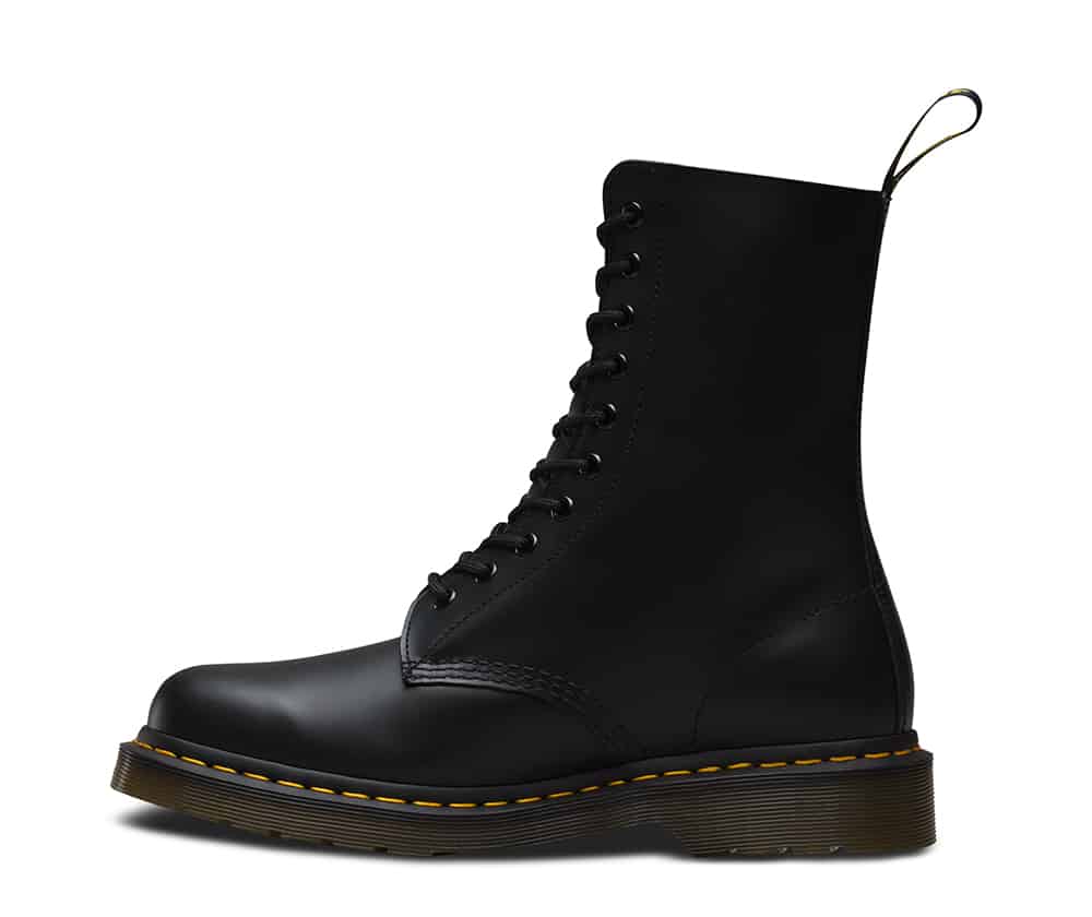 Dr. Martens 1490 Black Smooth 10-Eye Boot