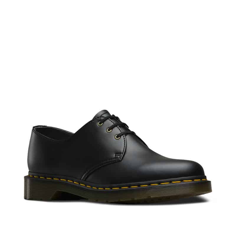 Vegan Black Felix Rub Off 3-Eye Shoe