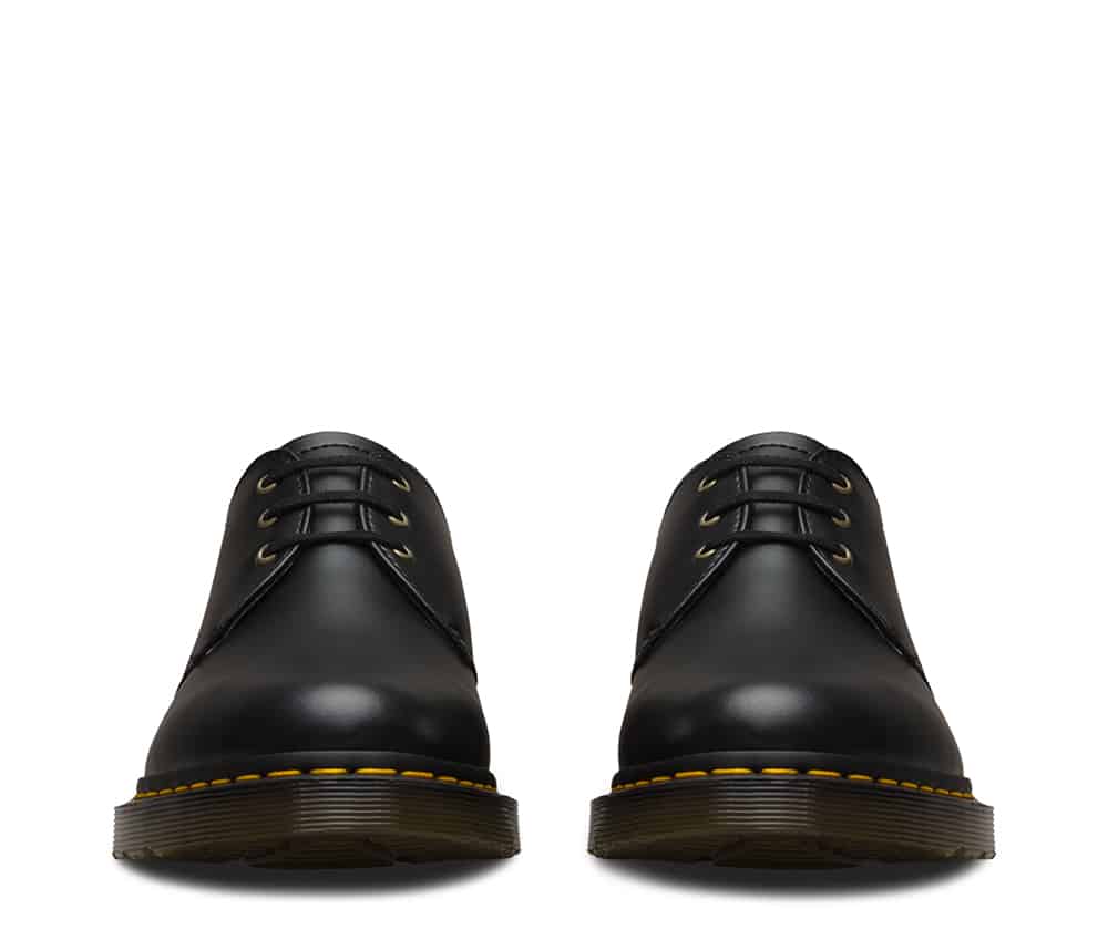 Dr. Martens 1461 Vegan Black Felix Rub Off 3-Eye Shoe