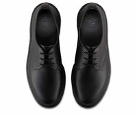 Thumbnail for Dr. Martens 1461 Black Mono Smooth 3-Eye Shoe