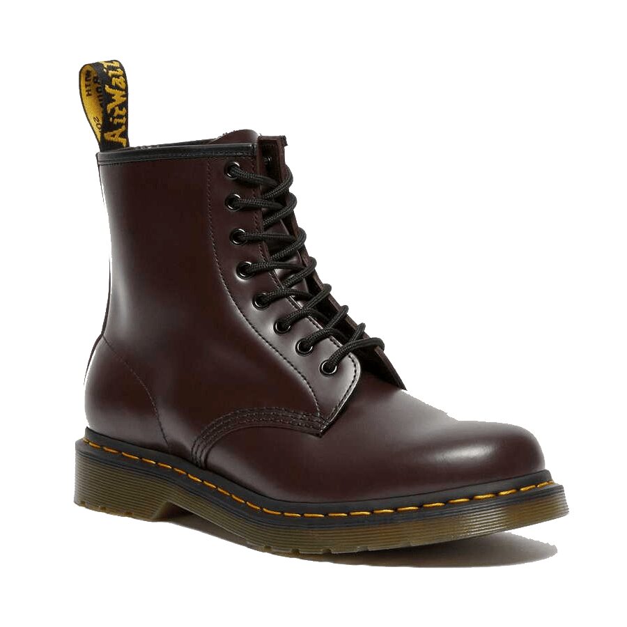 1460 Burgundy Smooth 8-Eye Boot