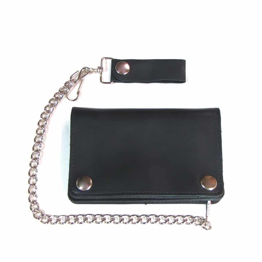 Short Bi-Fold Leather Wallet