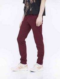 Thumbnail for Burgundy Skinny Jeans by Neo Blue