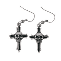 Thumbnail for Skull Crucifix Earrings