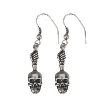 Skull Hand Earrings