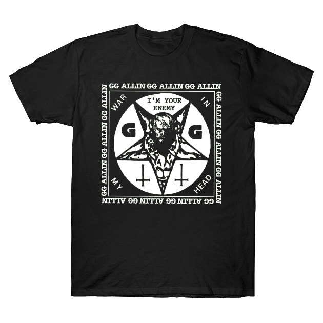 GG Allin I’m Your Enemy T-Shirt