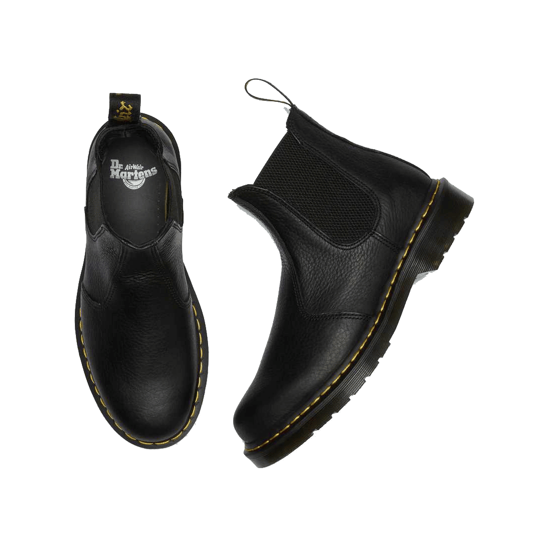 Dr. Martens 2976 Leather Chelsea Boots Black Ambassador