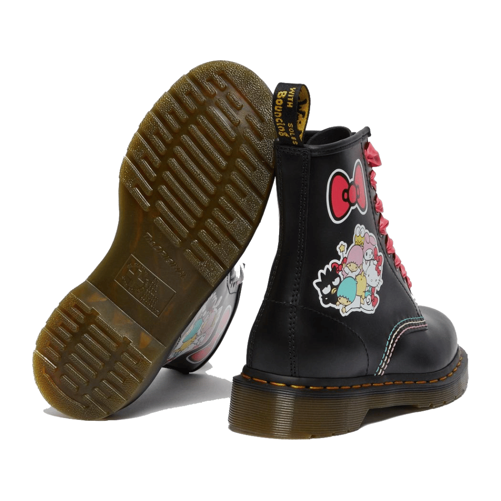 Dr. Martens 1460 Hello Kitty Boot Black – Red Zone