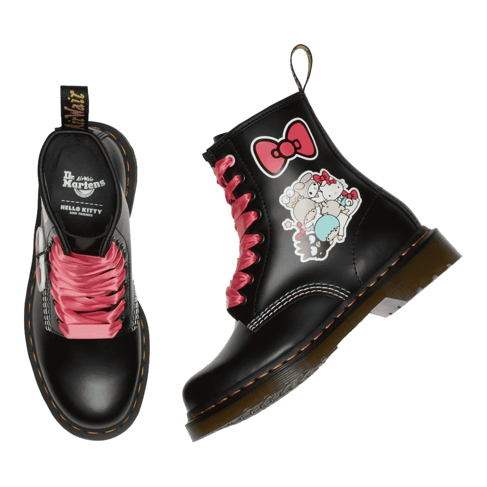 Dr. Martens 1460 Hello Kitty Boot Black – Red Zone
