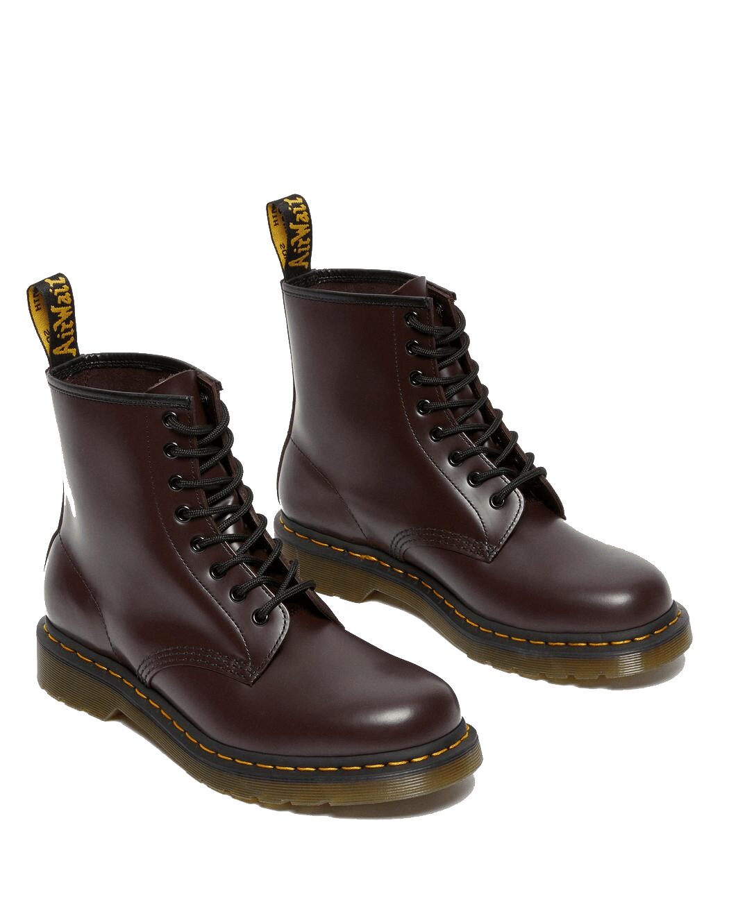 1460 Burgundy Smooth 8-Eye Boot