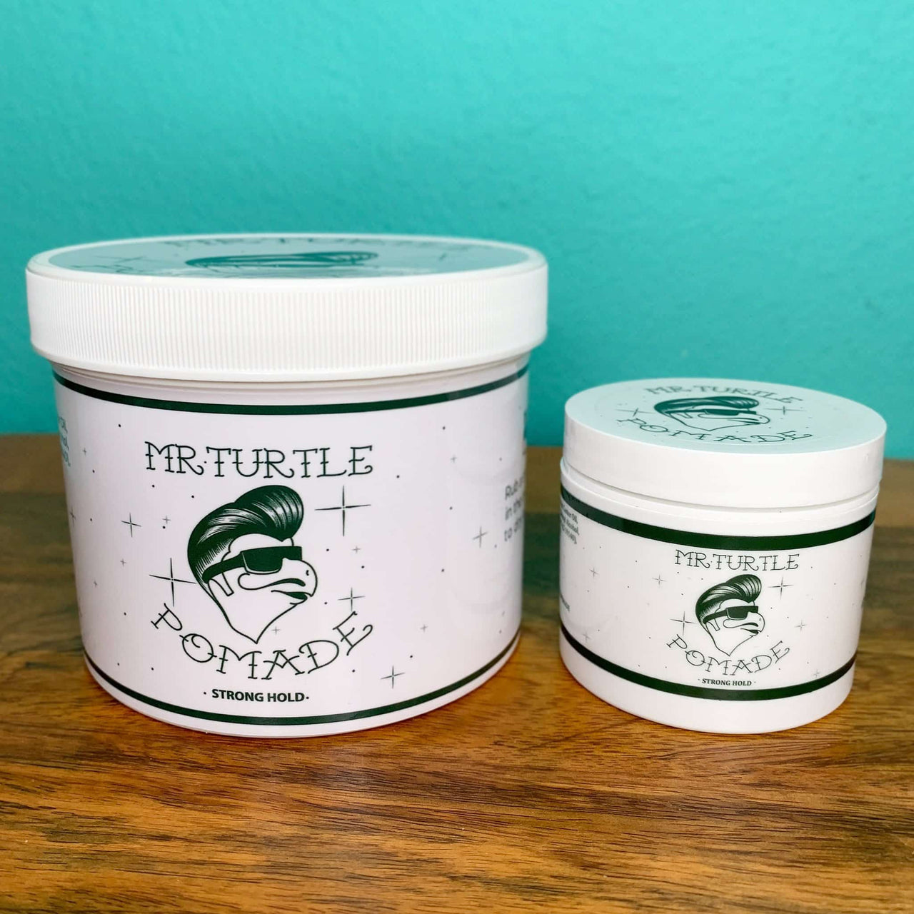 Mr. Turtle Strong Hold Pomade Tub 32oz