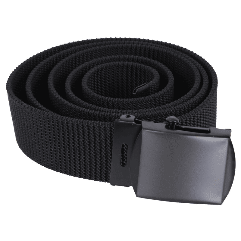 Web Belt Black Buckle
