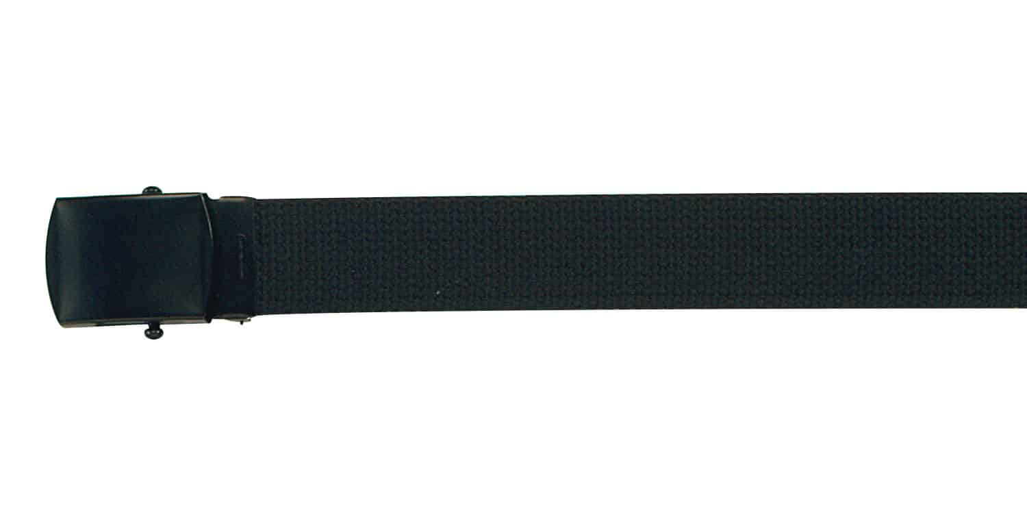 Web Belt Black Buckle