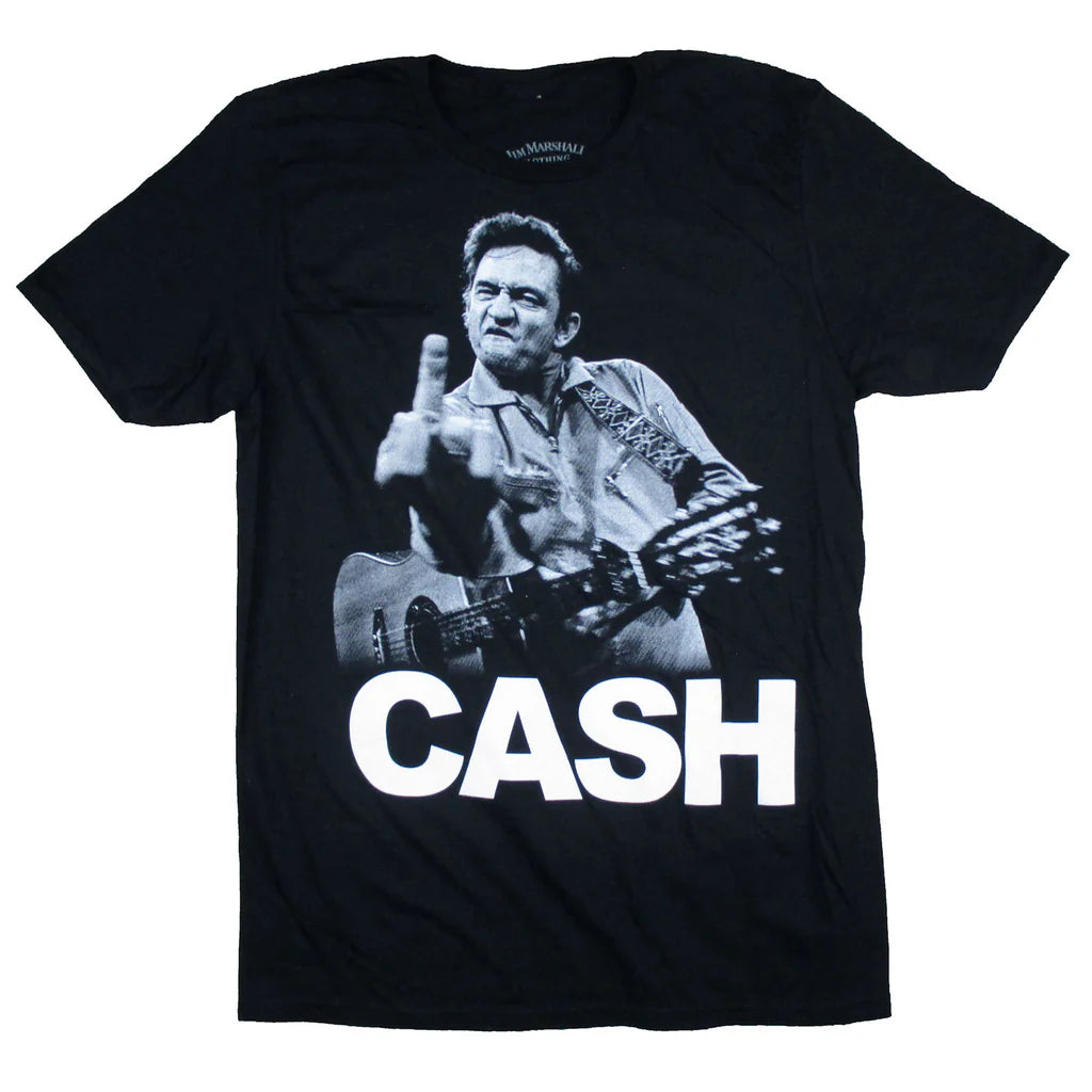Johnny Cash Middle Finger T-Shirt