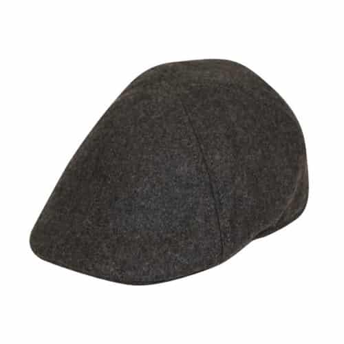 Gray Ivy Wool Cap