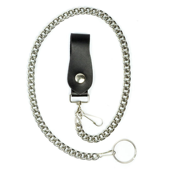 Leather Belt Loop Wallet Chain 29