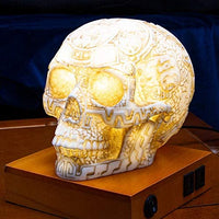 Thumbnail for Mesoamerican Aztec Skull Table Lamp