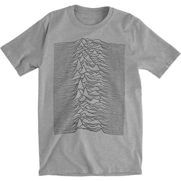 Joy Division Unknown Pleasures Gray T-Shirt