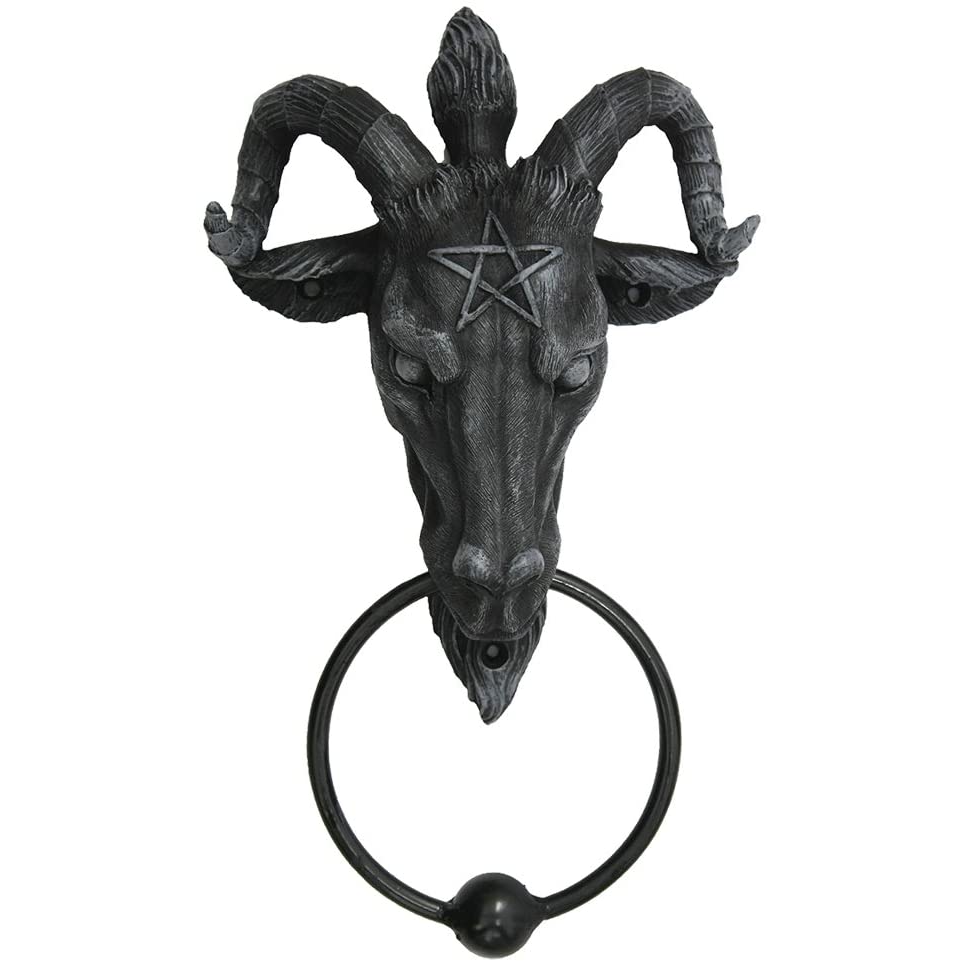 Baphomet Head Door Knocker