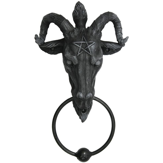 Baphomet Head Door Knocker