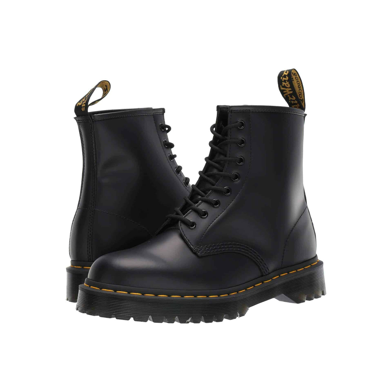 1460 Black BEX Platform 8-Eye Boot