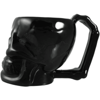 Thumbnail for Black Ceramic Skull Mug