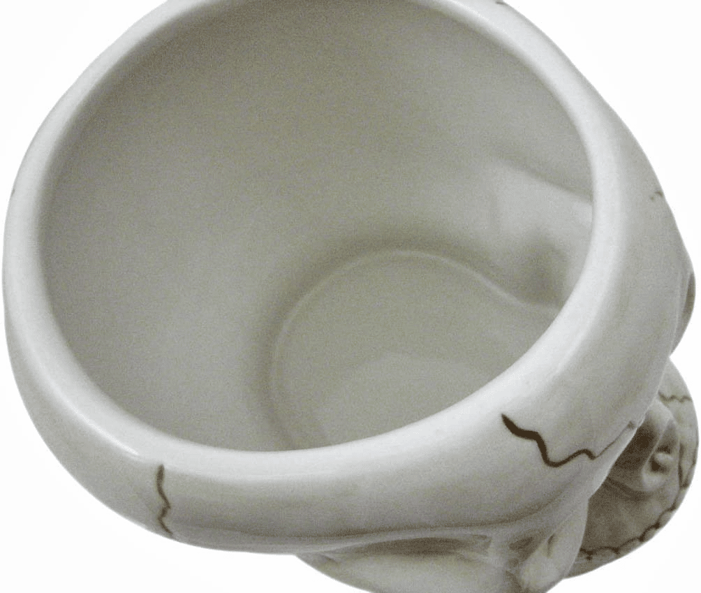 Skull Bowl with Spoon