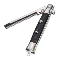 Thumbnail for Novelty Stainless Steel Switchblade Hair Comb