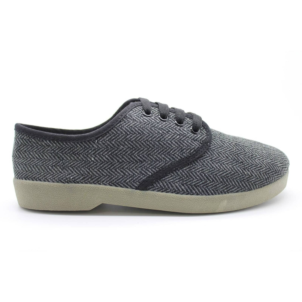 Zig Zag Wino Shoes Herringbone Gray/Gum Sole 7210