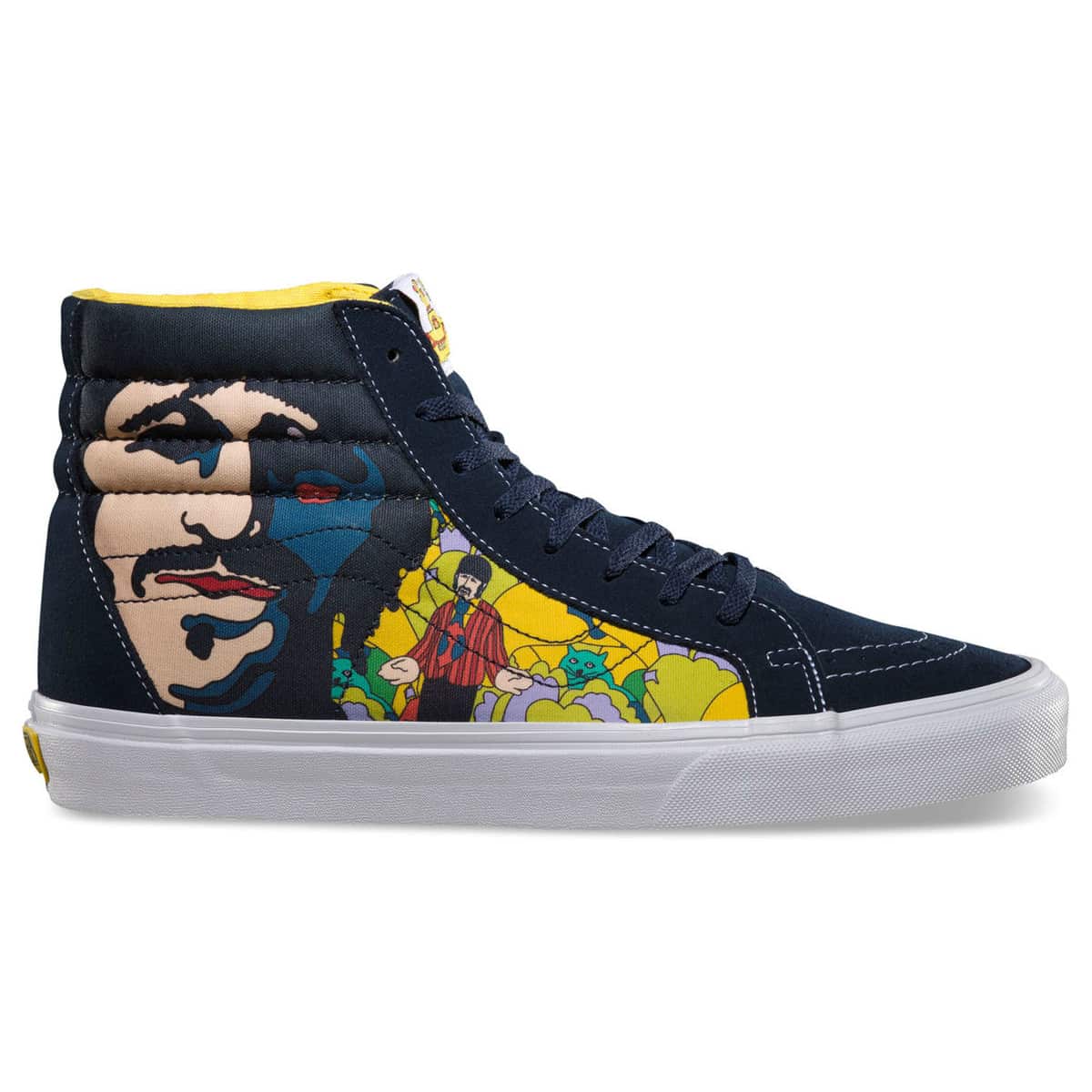 Vans Sk8 Hi The Beatles Yellow Submarine Faces Shoe