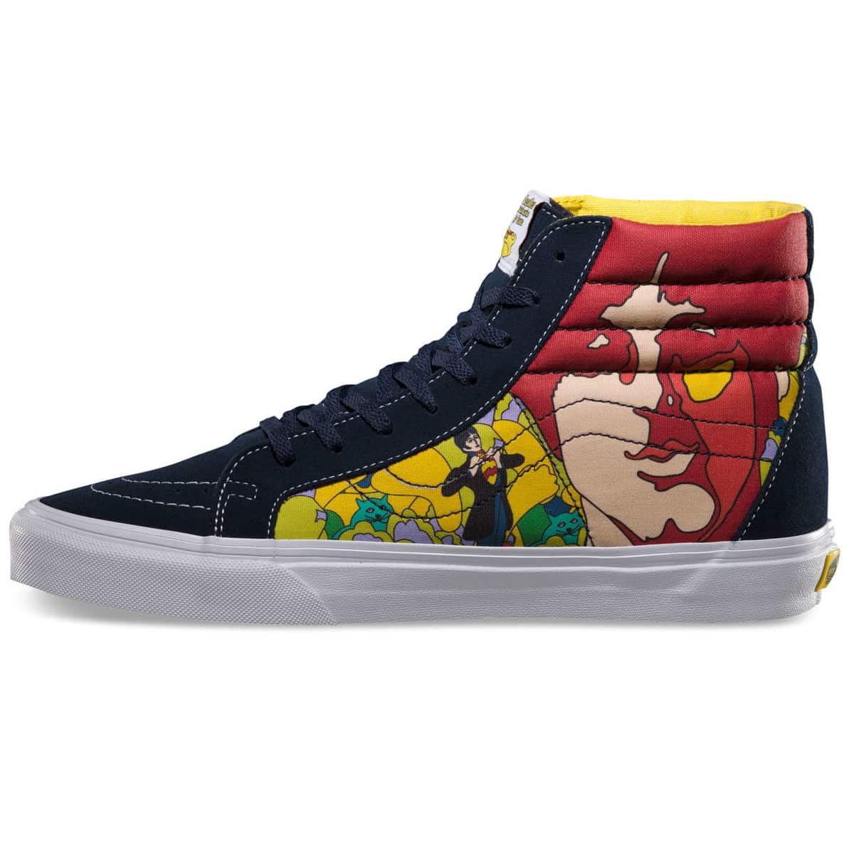 Vans Sk8 Hi The Beatles Yellow Submarine Faces Shoe