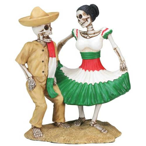 Dancing Skulls Figurine