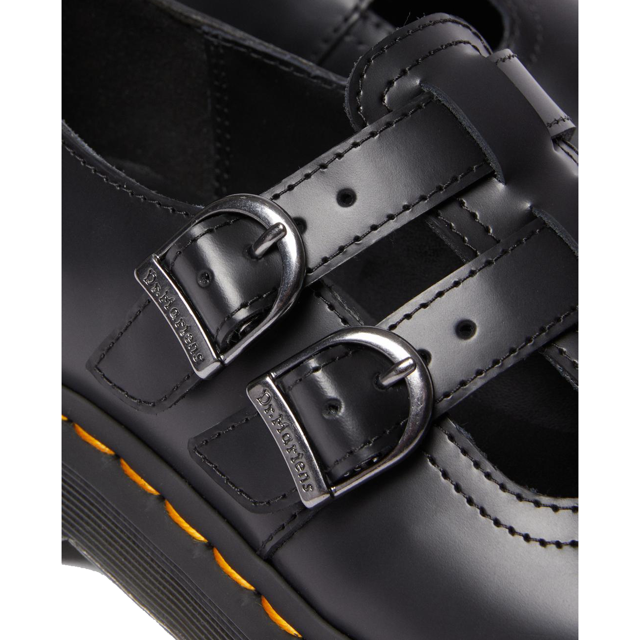 Dr. Martens 8065 II Black Smooth Platform Mary Jane – Red Zone Dr. Martens 8065 II Black Smooth Platform Mary Jane – Red Zone