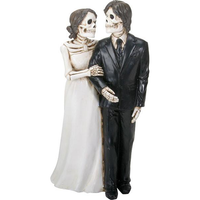 Thumbnail for Skeleton Wedding Couple Figurine