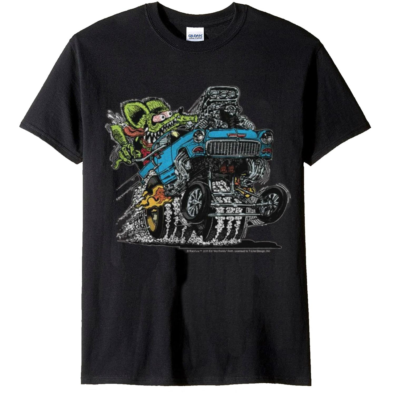 Rat Fink 1955 Blue Chevy T-Shirt