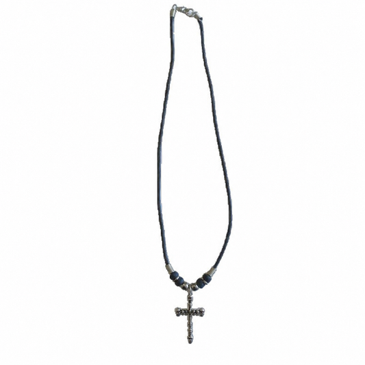 Slim Skulls Cross Necklace