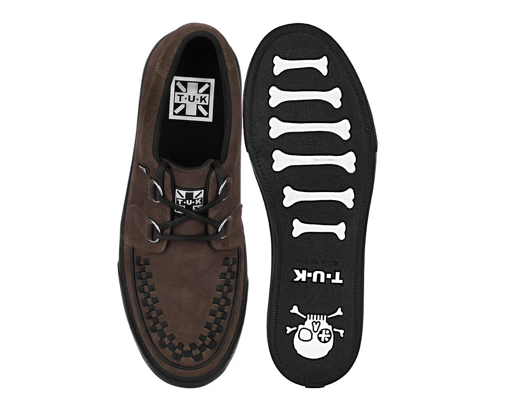 TUK Brown Suede Creeper Sneaker A3433