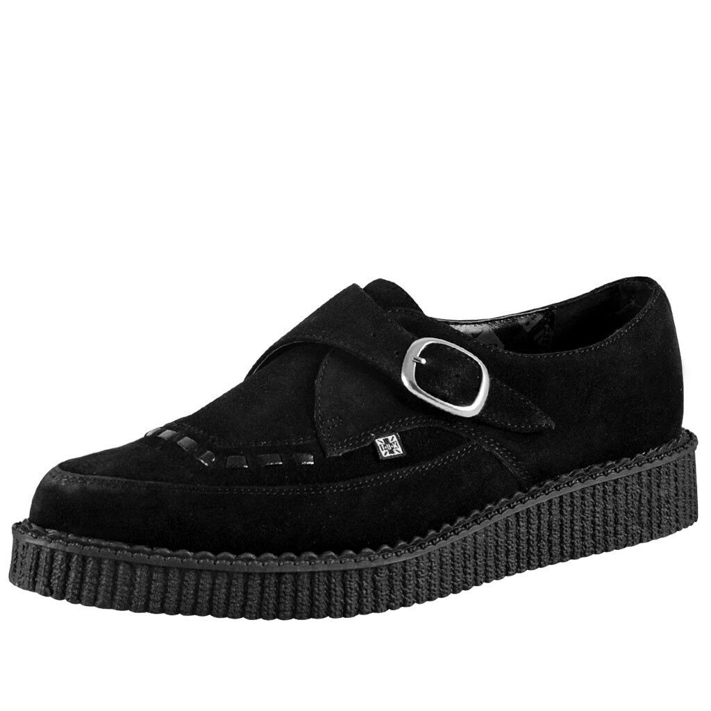TUK Black Suede Pointed Creeper A8139